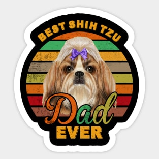 Best Shih Tzu Dad Ever Sticker